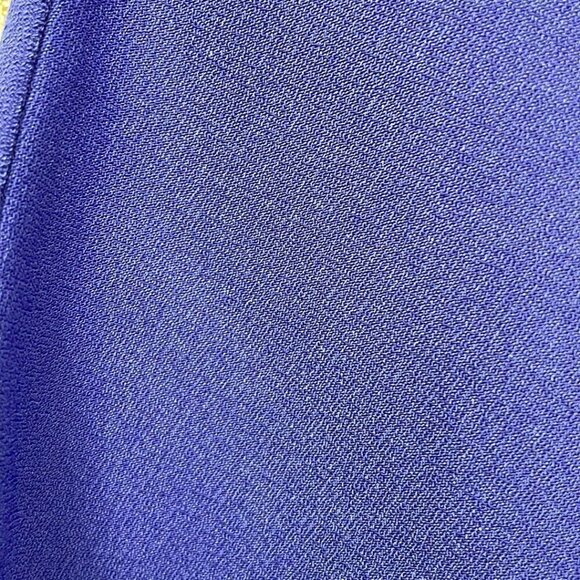 Vince Camuto Blazer Jacket Open Front Drape Cobalt Blue Coat Size 10 Petite 10P - Picture 9 of 15